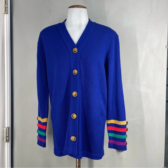 Vintage Ami Knits Vintage Blue Sweater Size 4
Made in The USA - Picture 1 of 11